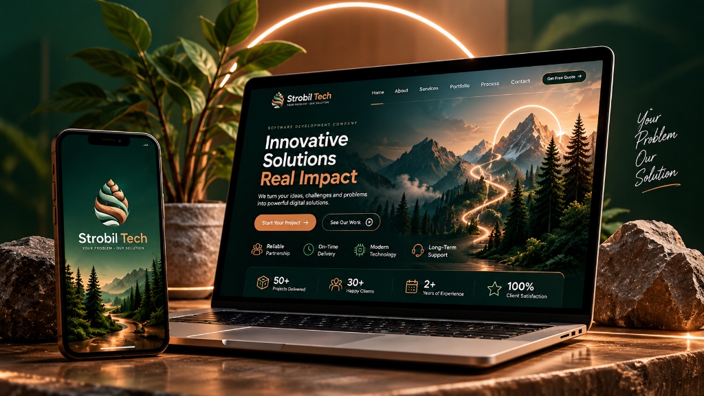 Strobil Tech Digital Products Showcase — Web & Mobile Solutions