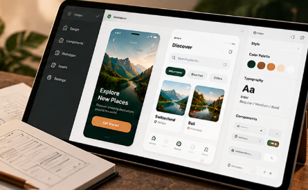 UI/UX Design Systems and Prototypes